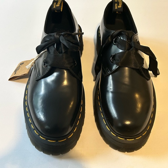 Dr. Martens Holly Black Platform Shoes Women’s 10 - Picture 4 of 7
